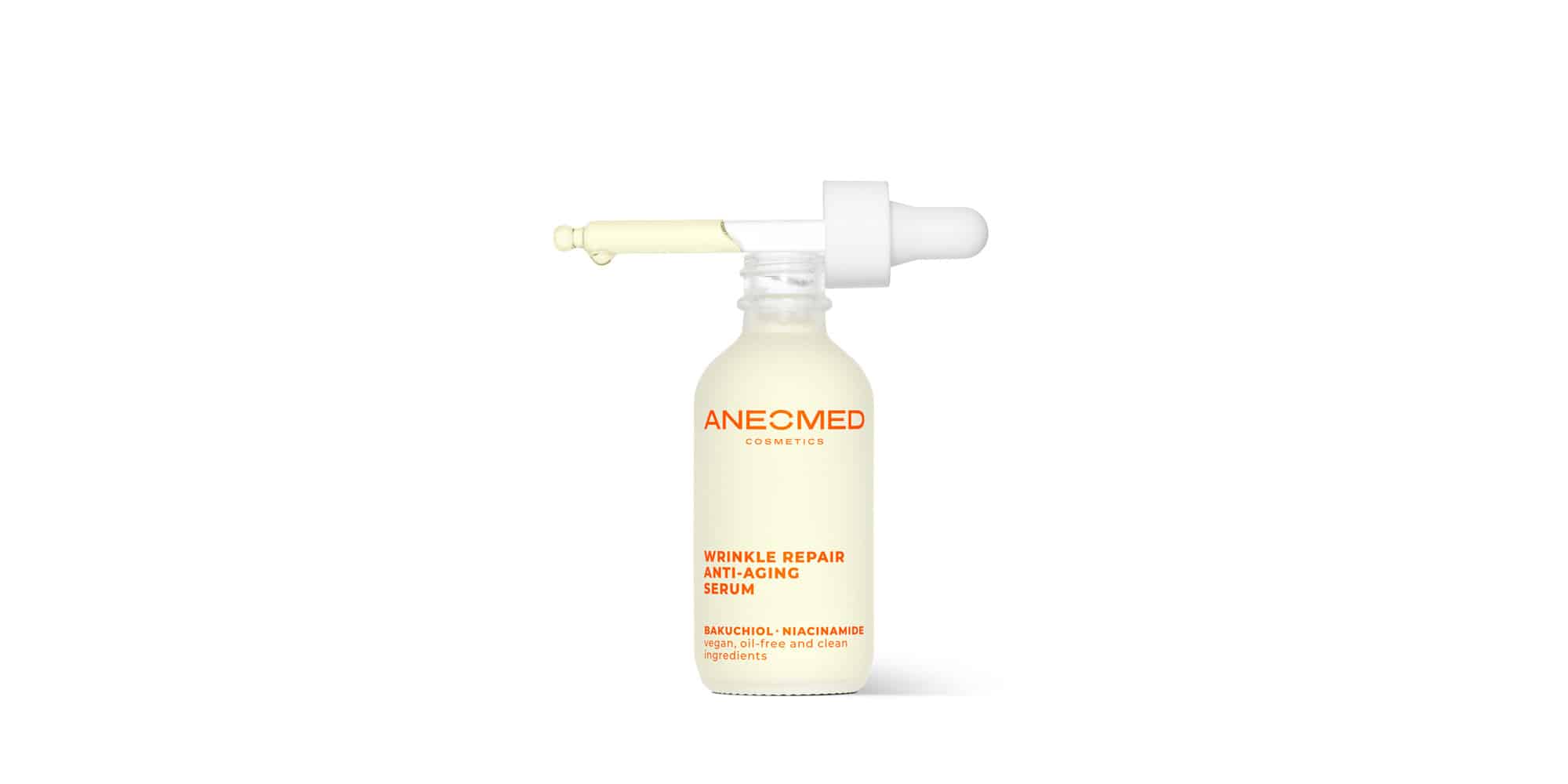 ANEOMED Cosmetics Wrinkle Repair Anti-Aging Serum Bakuchiol Niacinamide veganes Serum pflanzliches Hautserum gegen Falten und Zeichen der Hautalterung